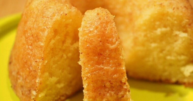 bolo de fubá com laranja