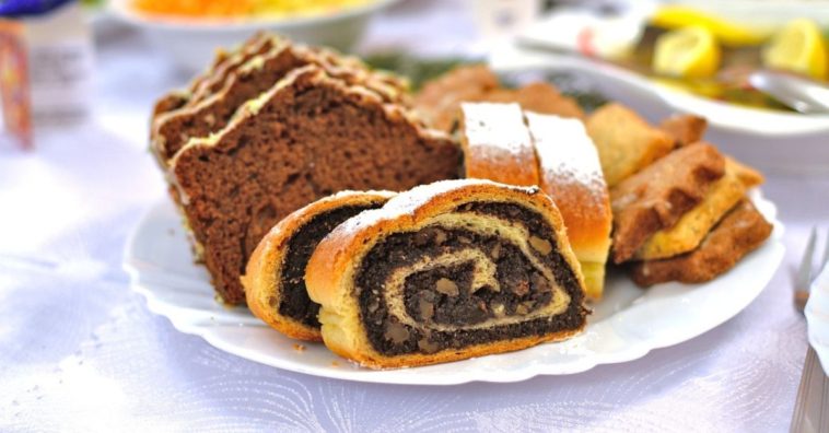 bolo mesclado fofinho