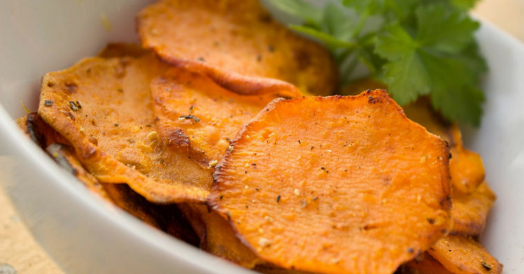 chips de batata-doce