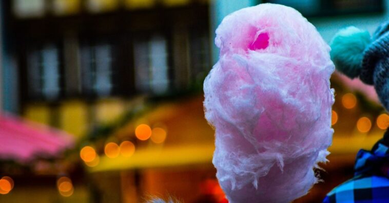 como fazer algodão doce