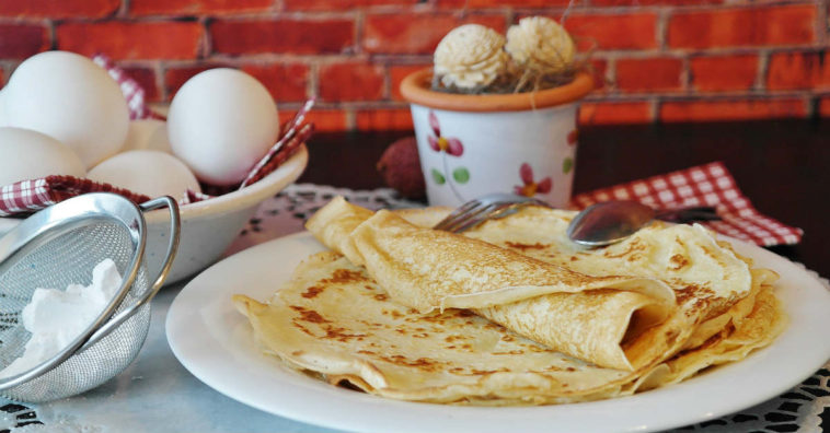 crepioca no micro-ondas