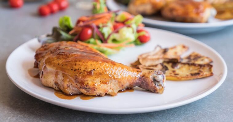 frango com creme de cebola