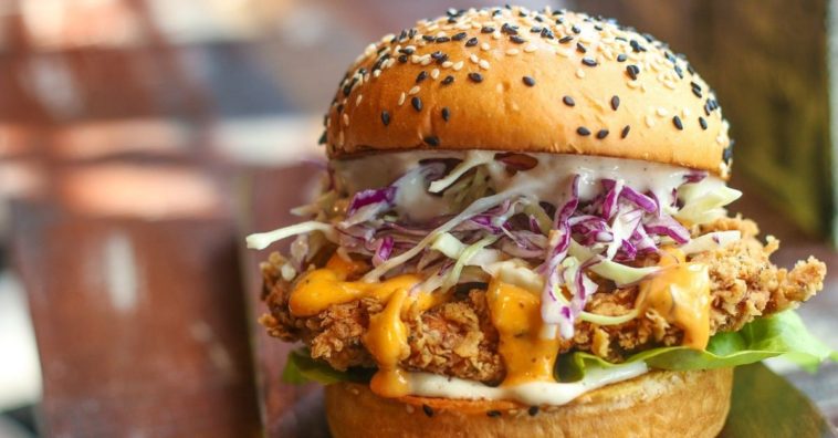 hambúrguer de frango