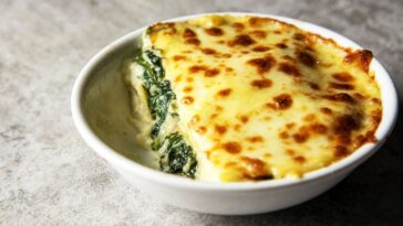 lasanha de espinafre