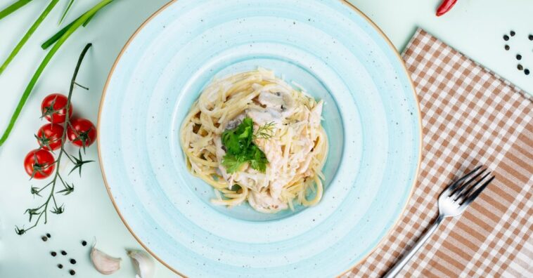 macarrão com requeijão