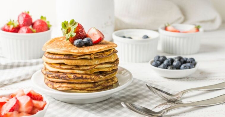 massa de panqueca de liquidificador