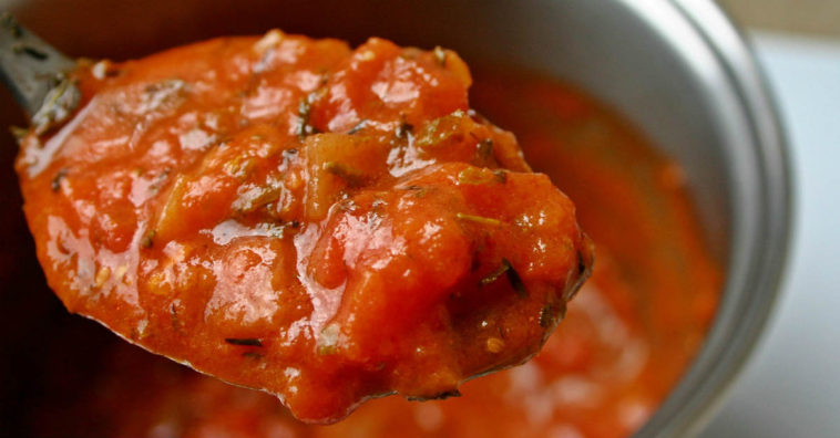 molho de tomate fit