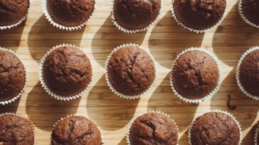muffin de chocolate
