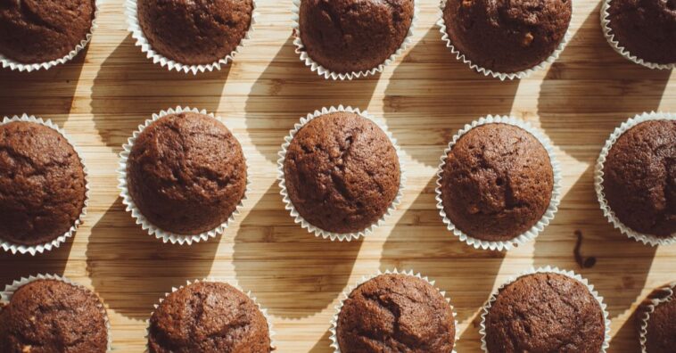 muffin de chocolate