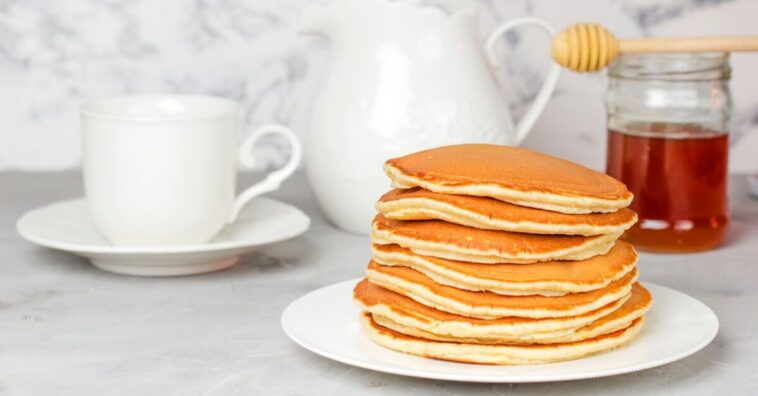 panqueca para o café da manhã