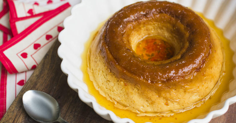 pudim de panela de pressão