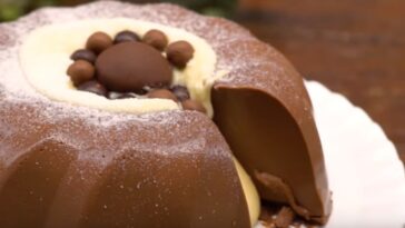 receitas de pudim gelado de chocolate com leite ninho