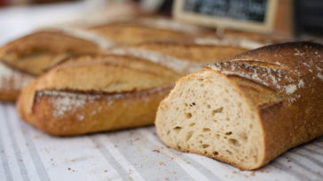 pão com farinha de arroz