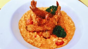 risoto de frutos do mar