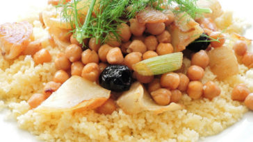 salada de grão-de-bico