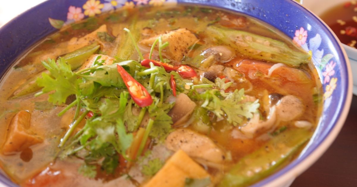 sopa de banana verde