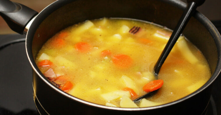 sopa de feijão branco