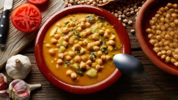 sopa de grão-de-bico