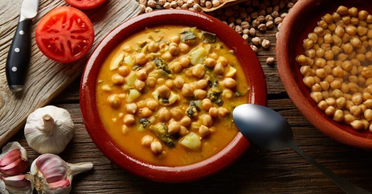 sopa de grão-de-bico