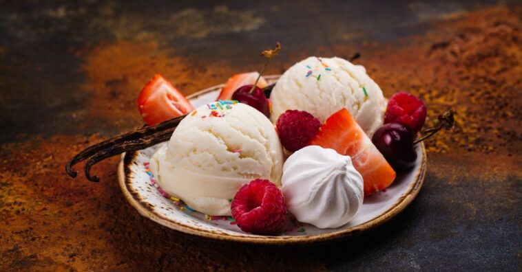 sorvete de leite condensado