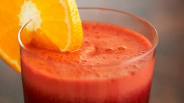 suco de beterraba com laranja