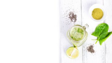 suco detox com chia