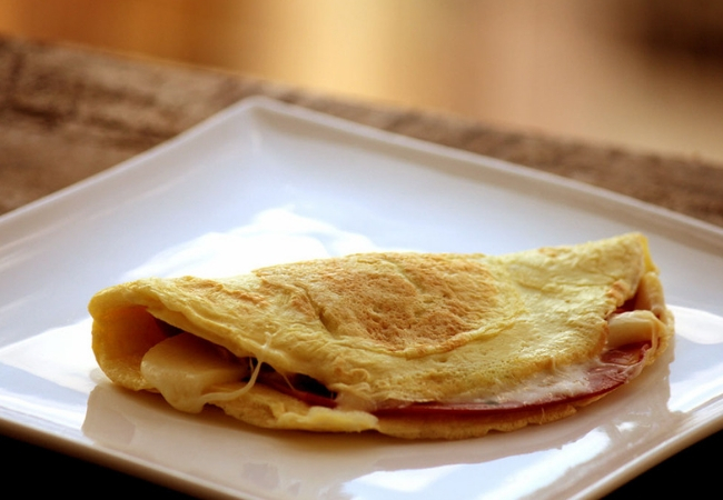 ideia receitas de tapioca omelete