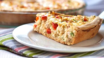 torta de presunto e queijo