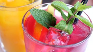 Receita refrigerante de uva