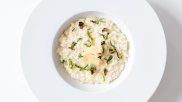 risoto de palmito