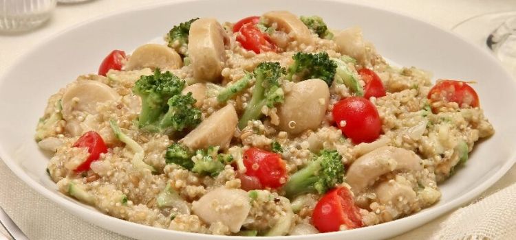 receitas para a imunidade das crianças risoto de quinoa