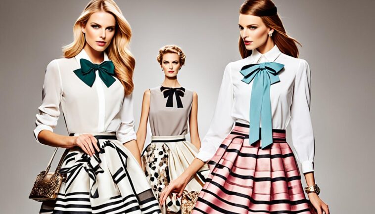 roupa feminina com laço