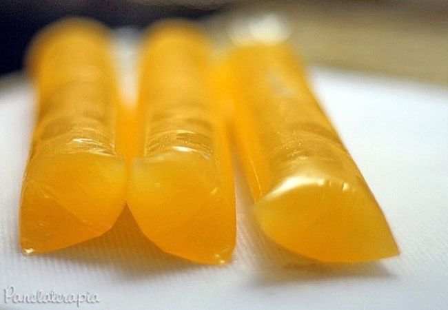 sacolé sabor laranja