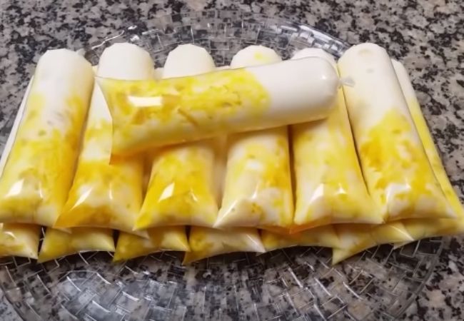 sacolé gourmet de abacaxi