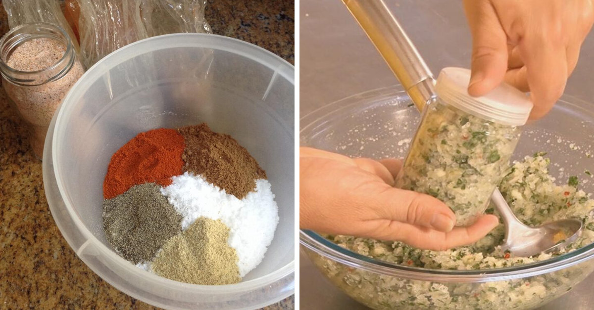 5 Receitas de sal temperado caseiro para incrementar os pratos