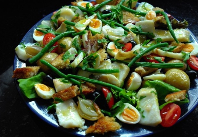 receita de salada de bacalhau gourmet