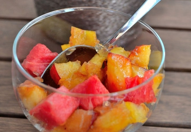 receita salada de frutas gelatina