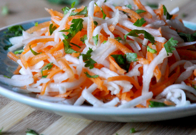 receita de salada de nabo