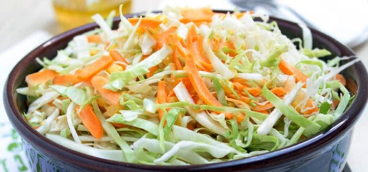 receita de salada de repolho e cenoura em conserva