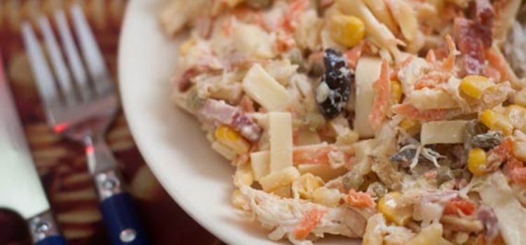 receita salpicão com creme de leite