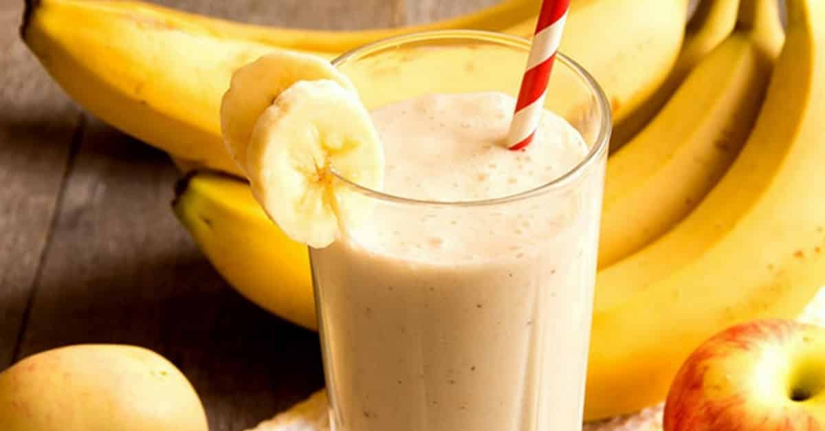 Bebida de banana ideal para queimar gordura