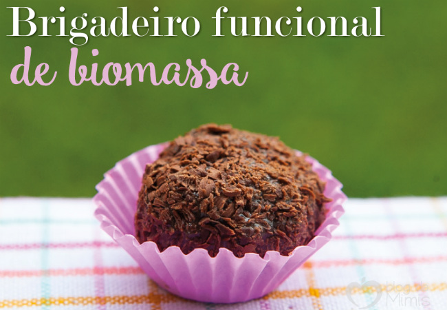 snack saudável brigadeiro funcional