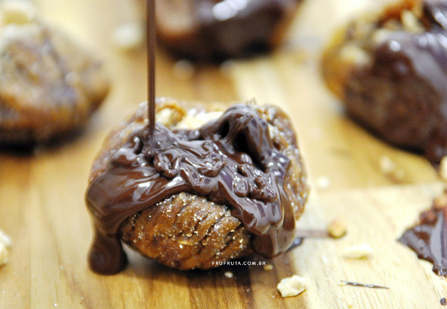 snack saudável figo recheado