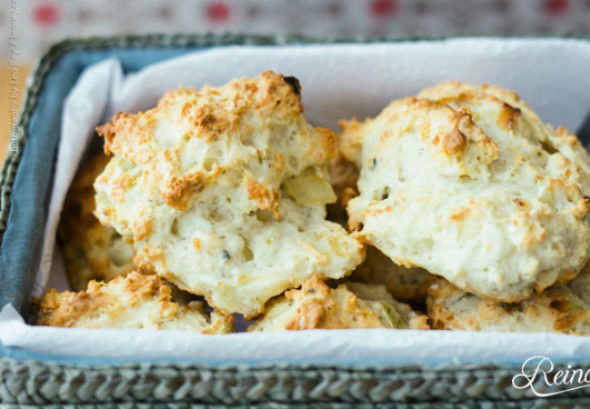 snack saudável pão de ervas