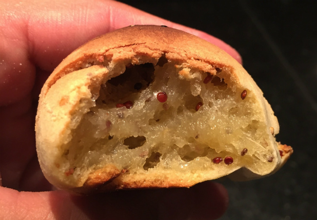 snack saudável pão de queijo com batata doce