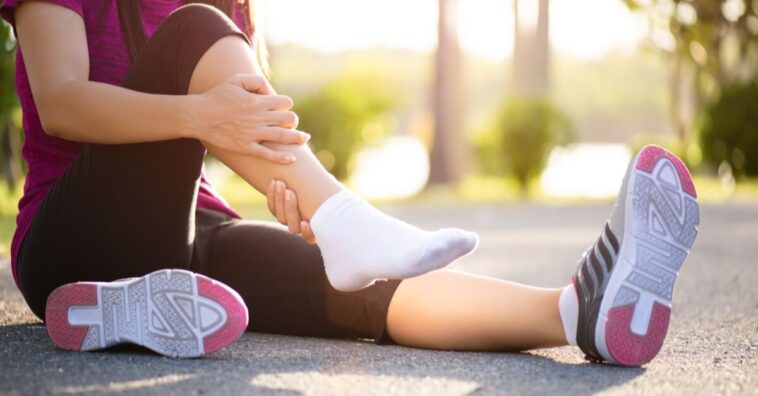 sobre entorse de tornozelo