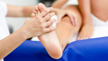 sobre tornozelo inchado