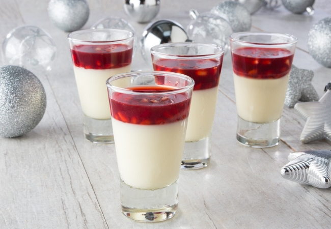 receitas sobremesas de natal geladas pannacotta