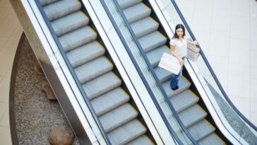 sonhar com escada rolante