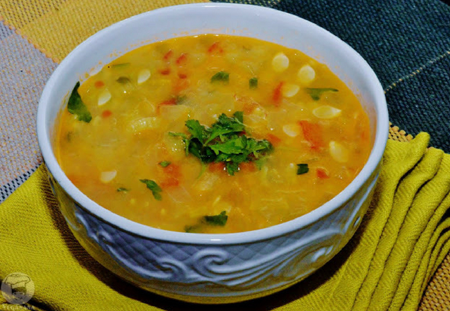 receita de sopa de abobrinha e tomate